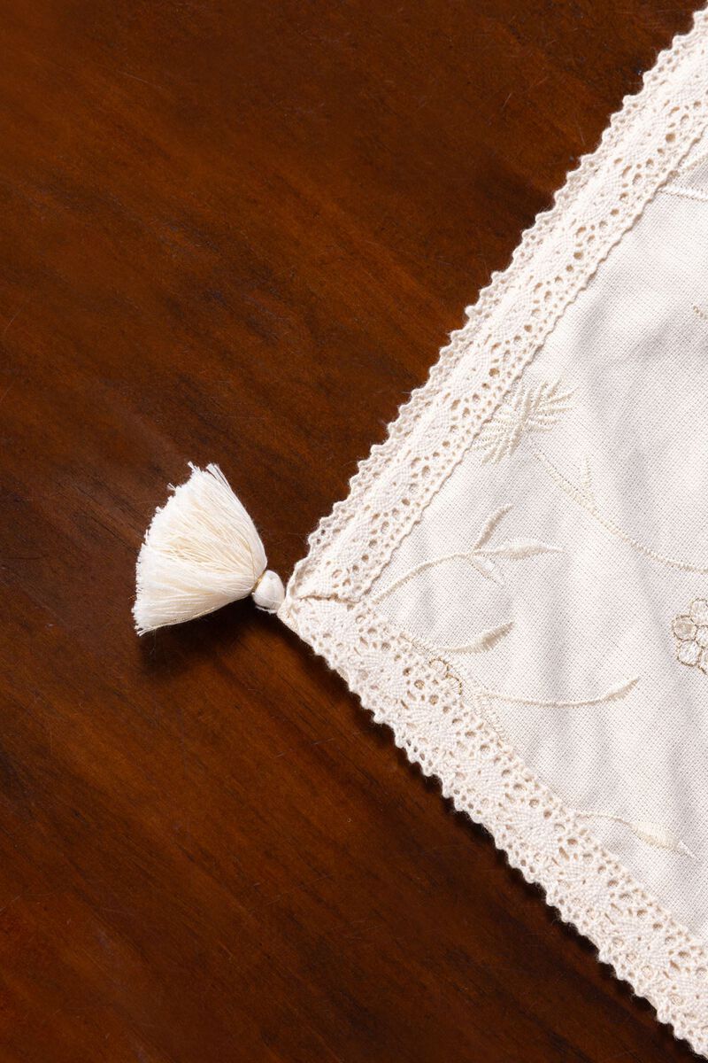 Cotton | Embroidered | Table Runner | GBP 6.00