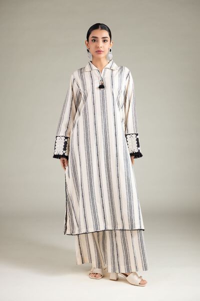 Embroidered | Cotton Viscose | Pants | GBP 25.00