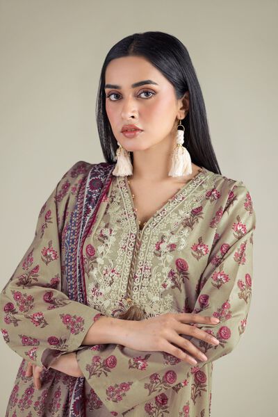 Embroidered | Lawn | Fabrics 3 Piece | GBP 28.00