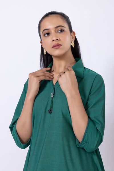 Dyed | Chambray | Kurta | GBP 12.50