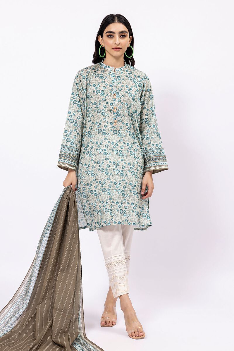 Printed Lawn | Top Dupatta | Fabrics 2 Piece | null