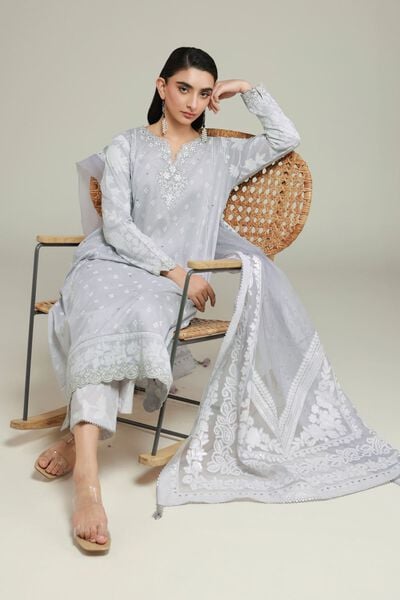 Embroidered | Cambric | Cambric Tailored 3-piece | GBP 70.00