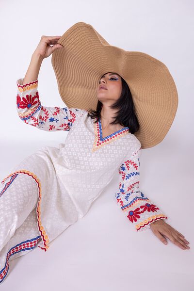 Embroidered | Cambric | Kurta | GBP 25.00