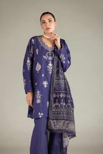 Embroidered | Broshia | Tailored 3 Piece | GBP 70.00