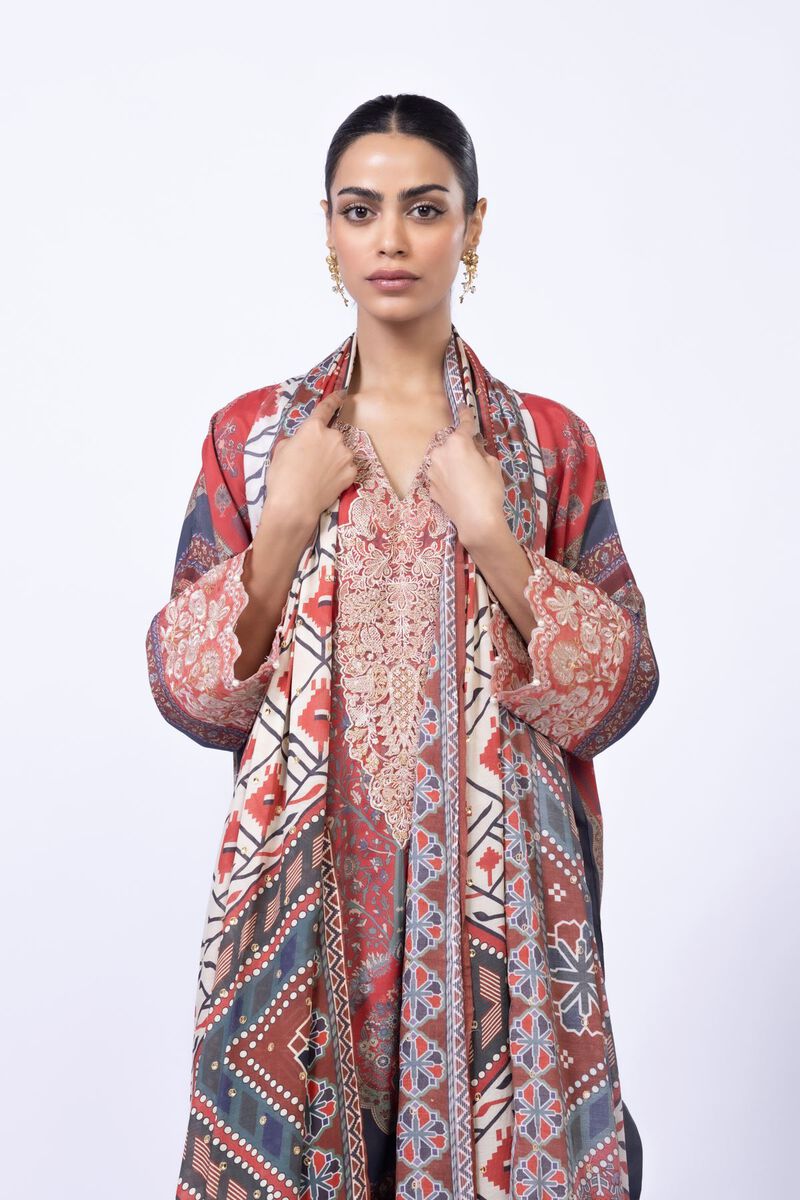 Embroidered | Light Thai Silk | Dupatta | GBP 7.50