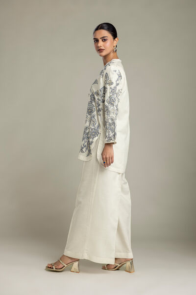 Embroidered | Raw Silk | Raw Silk Pants | GBP 30.00