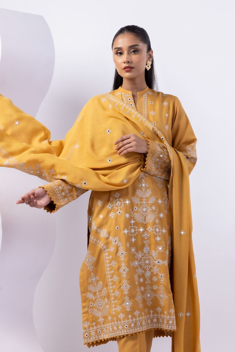 Dyed | Light Thai Silk | Dupatta | GBP 25.00