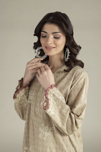 Embroidered | Cotton Dobby | Fabrics 2 Piece | GBP 15.00