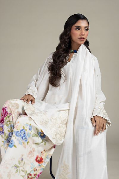 Embroidered | Raw Silk | Tailored Silk Suit | GBP 70.00