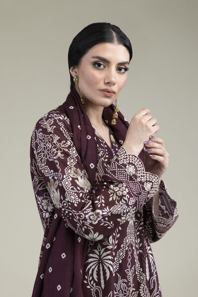 Embroidered | Cambric | Fabrics 3 Piece | GBP 45.00