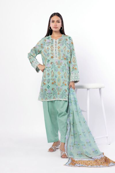 Embroidered | Lawn | Fabrics 3 Piece | GBP 12.00