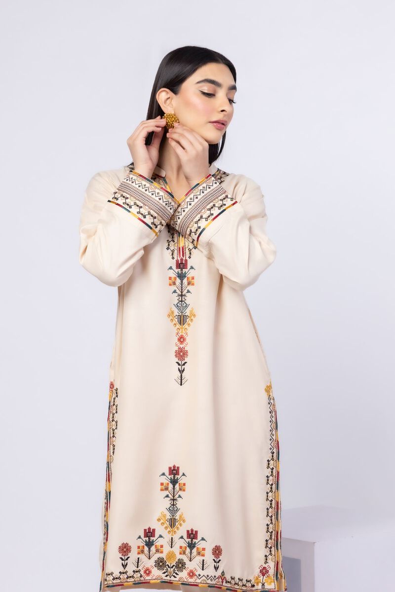 Embroidered | Russian Raw Silk | Kurta | GBP 45.00