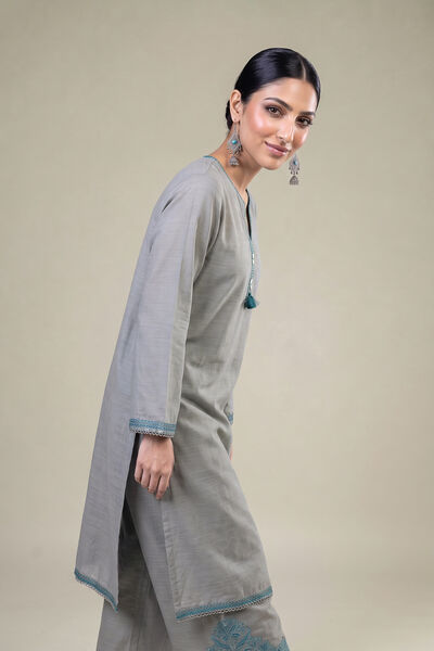 Embroidered | Light Khaddar | Light Khaddar Kurta | GBP 40.00