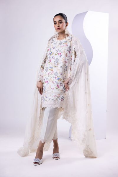 Embroidered | Russian Raw Silk | Kurta | GBP 50.00