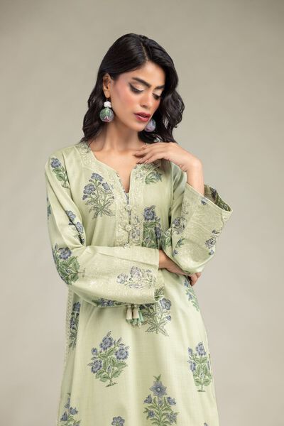 Embroidered | Raw Silk | Kurta | GBP 50.00