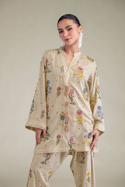 Embroidered | Raw Silk | Kurta | GBP 45.00