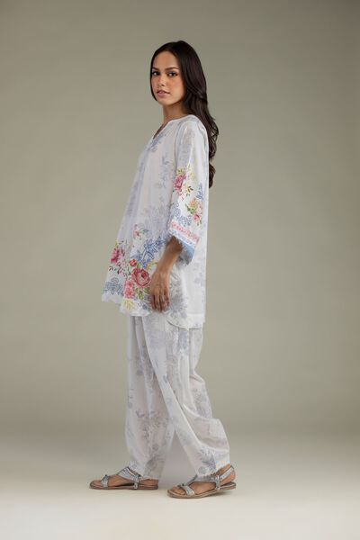Printed | Cambric | Floral Cambric Pants | GBP 25.00