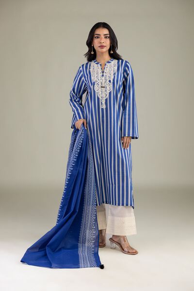 Embroidered | Cambric | Fabrics 3 Piece | GBP 40.00