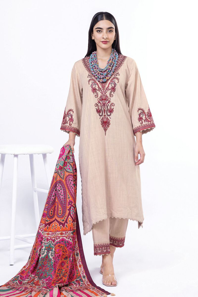 Embroidered | Khaddar | Fabrics 3 Piece | null