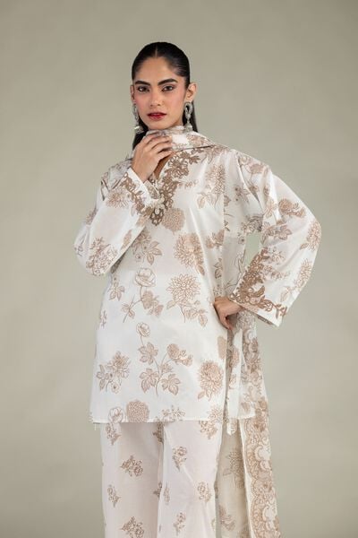 Embroidered | Cambric | Floral Cambric Kurta | GBP 25.00