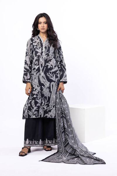 Embroidered | Cotton | Fabrics 3 Piece | GBP 30.00