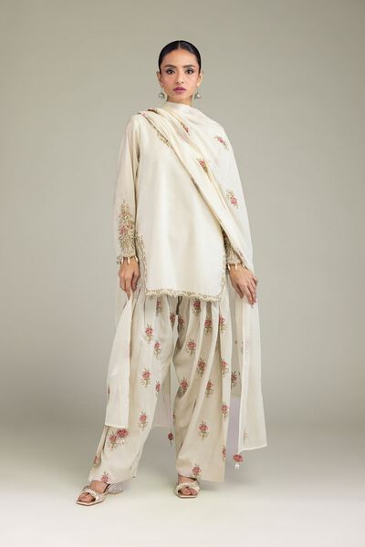 Embroidered | Raw Silk | Shalwar | GBP 30.00