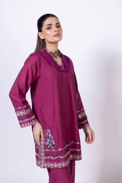 Embroidered | Viscose Oak Silk | Kurta | GBP 40.00