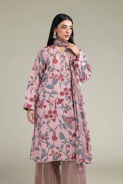 Printed | Cotton Dobby | Floral Longline Kurta | GBP 20.00