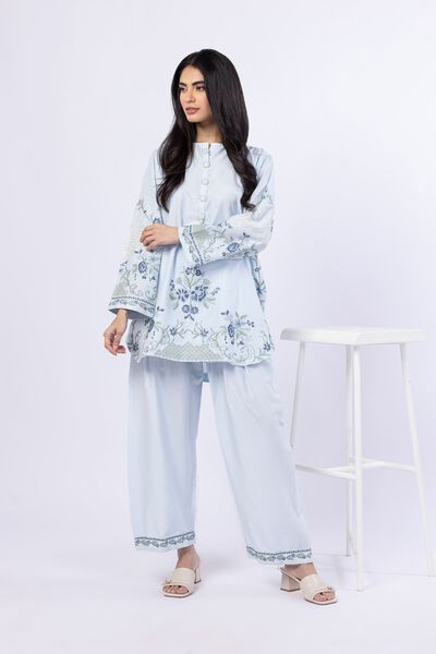 Embroidered | Raw Silk | Pants | GBP 20.00