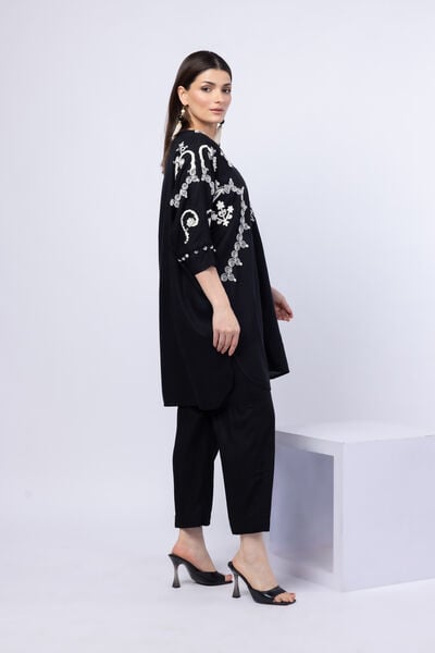 Dyed | Crosshatch Raw Silk | Shalwar | GBP 15.00