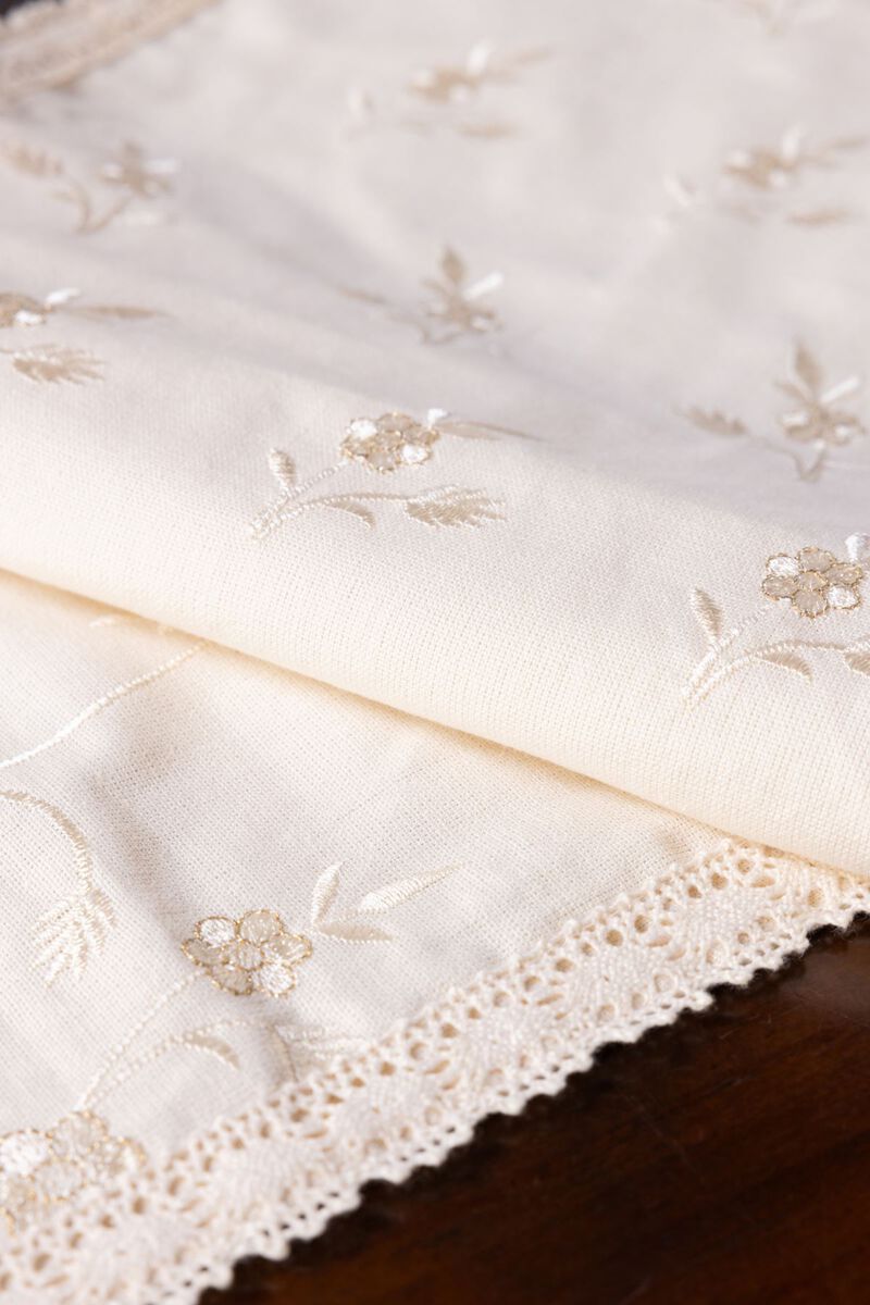 Cotton | Embroidered | Table Runner | GBP 6.00