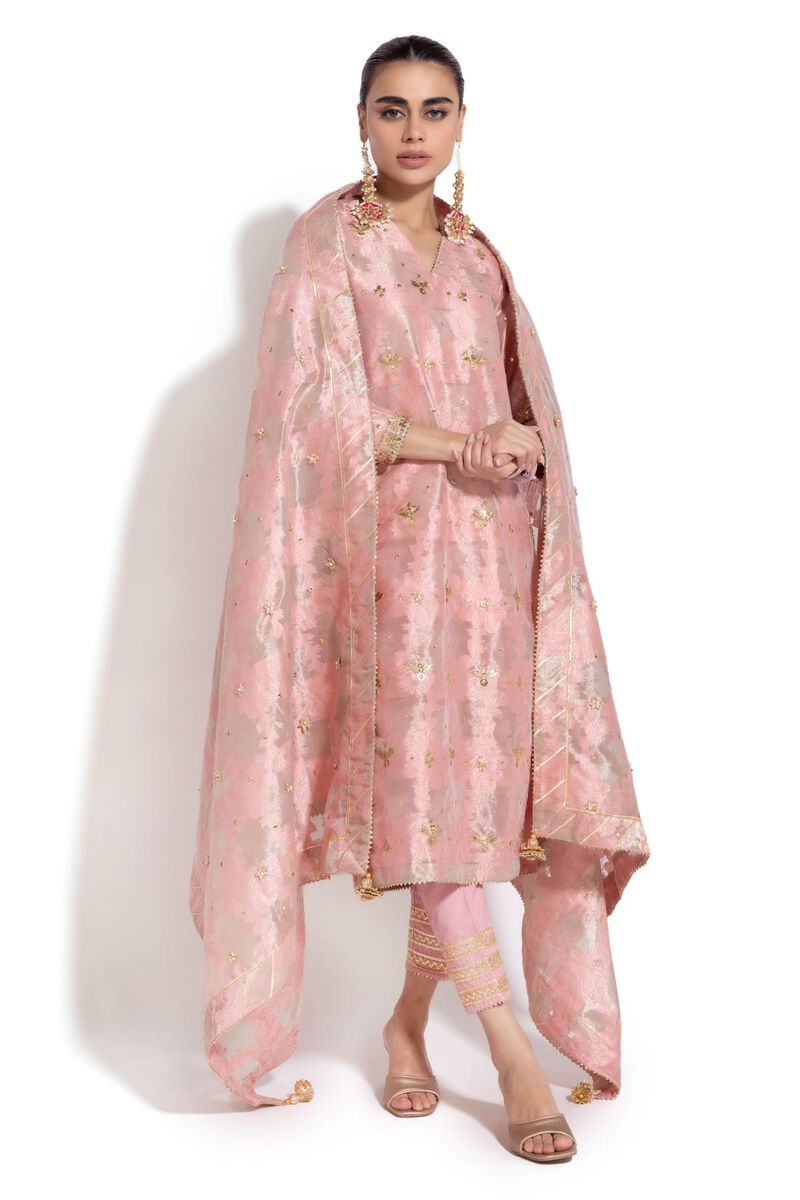 Embroidered | Mesuri Jacquard | Dupatta | null