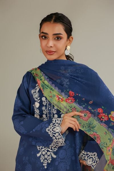 Embroidered | Cambric | Fabrics 3 Piece | GBP 40.00