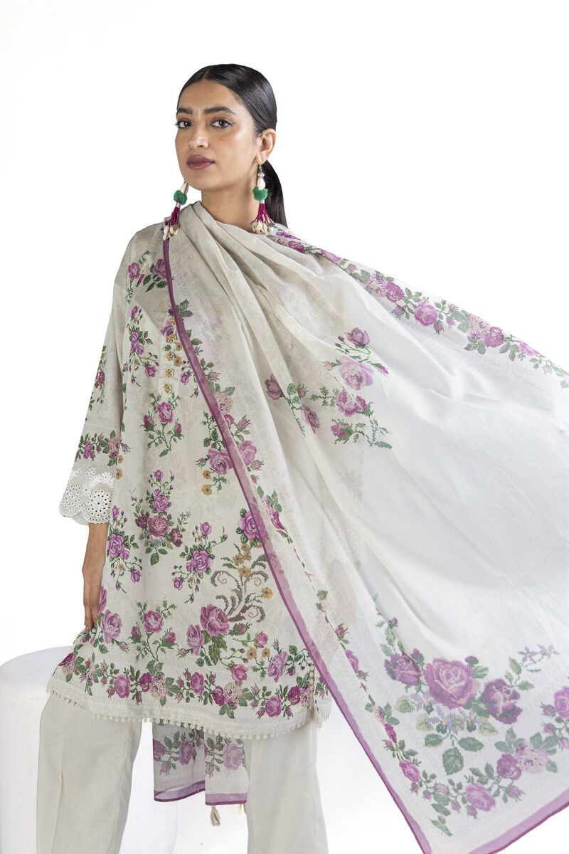 Embroidered | Lawn | Fabrics 3 Piece | null