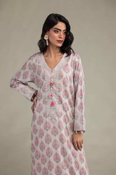 Embroidered | Raw Silk | Kurta | GBP 55.00