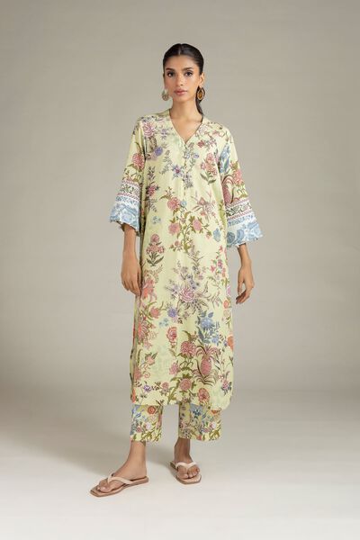 Printed | Raw Silk | Kurta | GBP 25.00