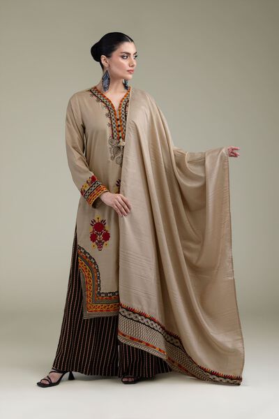 Embroidered | Polyester Silk | Silk Dupatta | GBP 25.00