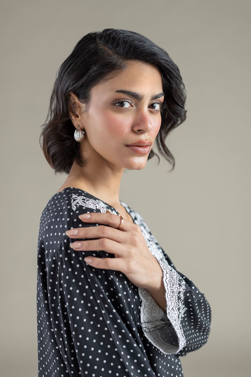 Embroidered | Marina | Polka Dot Kurta | null