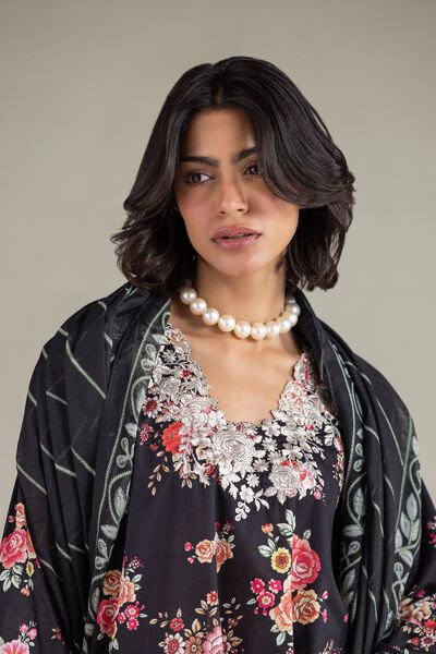 Embroidered | Cambric | Fabrics 3 Piece | GBP 24.50