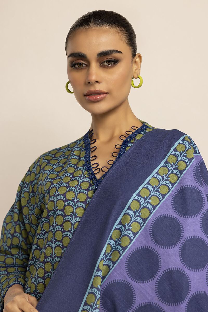 Khaddar | Printed | Fabrics 2 Piece | Top Dupatta | null