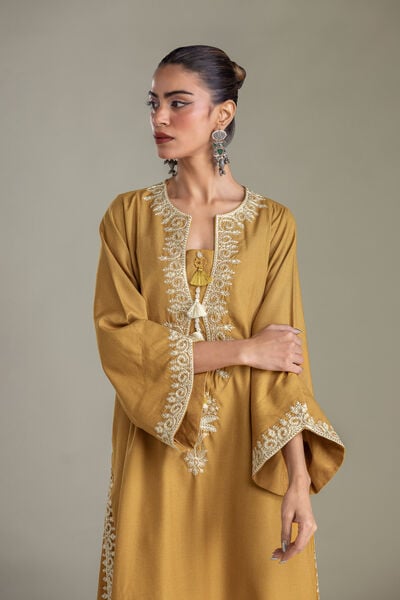 Embroidered | Heavy Blended Viscose | Long Viscose Kurta | GBP 65.00