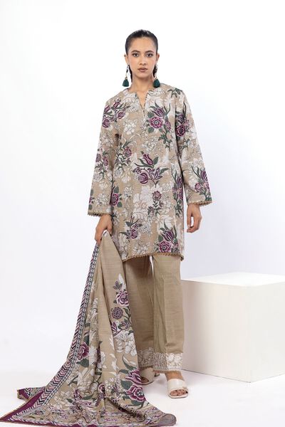 Embroidered | Light Khaddar | Tailored 3 Piece | GBP 22.50