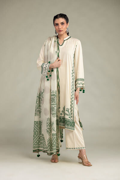 Embroidered | Raw Silk | Raw Silk Pants | GBP 30.00