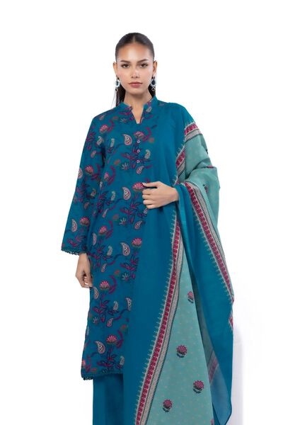 Printed | Khaddar | Tailored 3 Piece | GBP 40.00