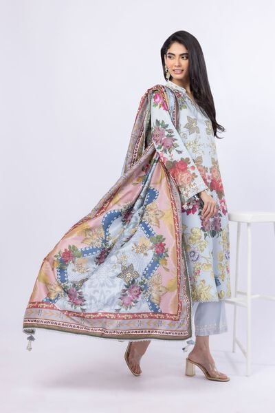 Printed | Tusser Silk | Dupatta | GBP 25.00
