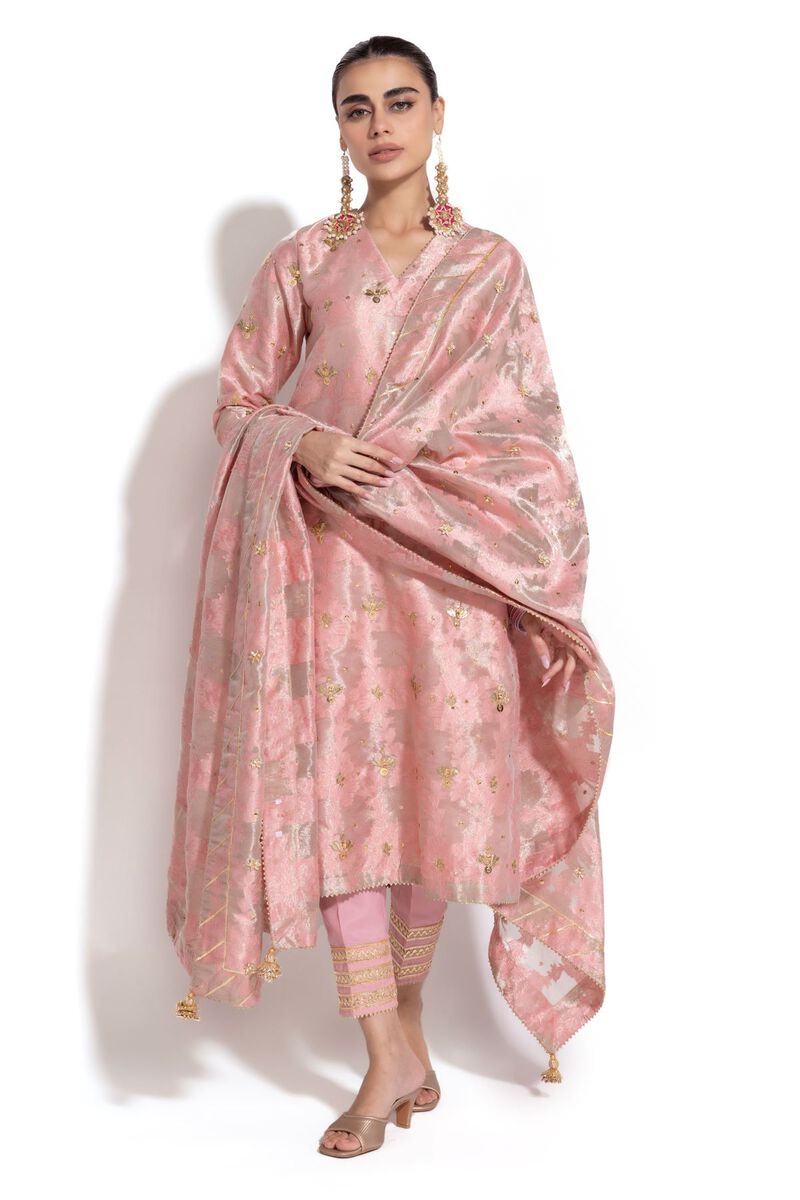 Embroidered | Mesuri Jacquard | Dupatta | null