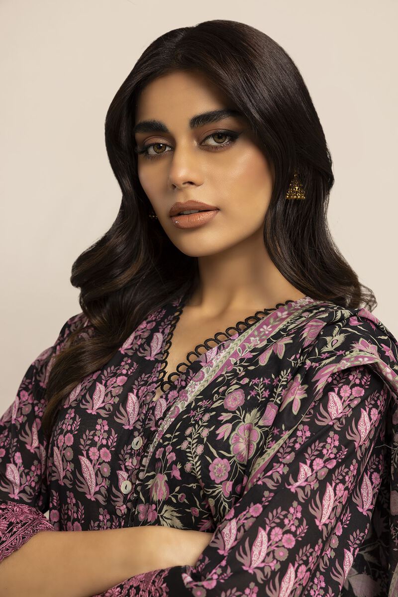 Embroidered | Cambric | Fabrics 3 Piece | null