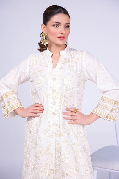 Printed | Raw Silk | Kurta | GBP 45.00
