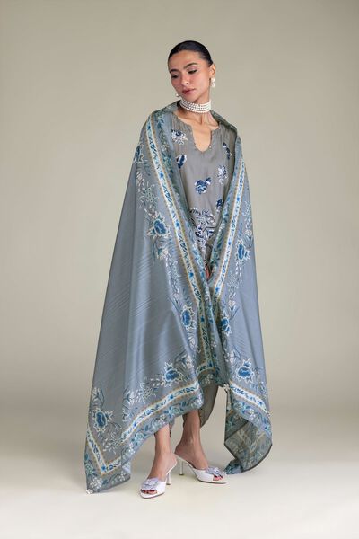 Embroidered | Polyester Silk | Dupatta | GBP 20.00