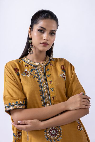 Embroidered | Cotton Dobby | Kurta | GBP 15.00